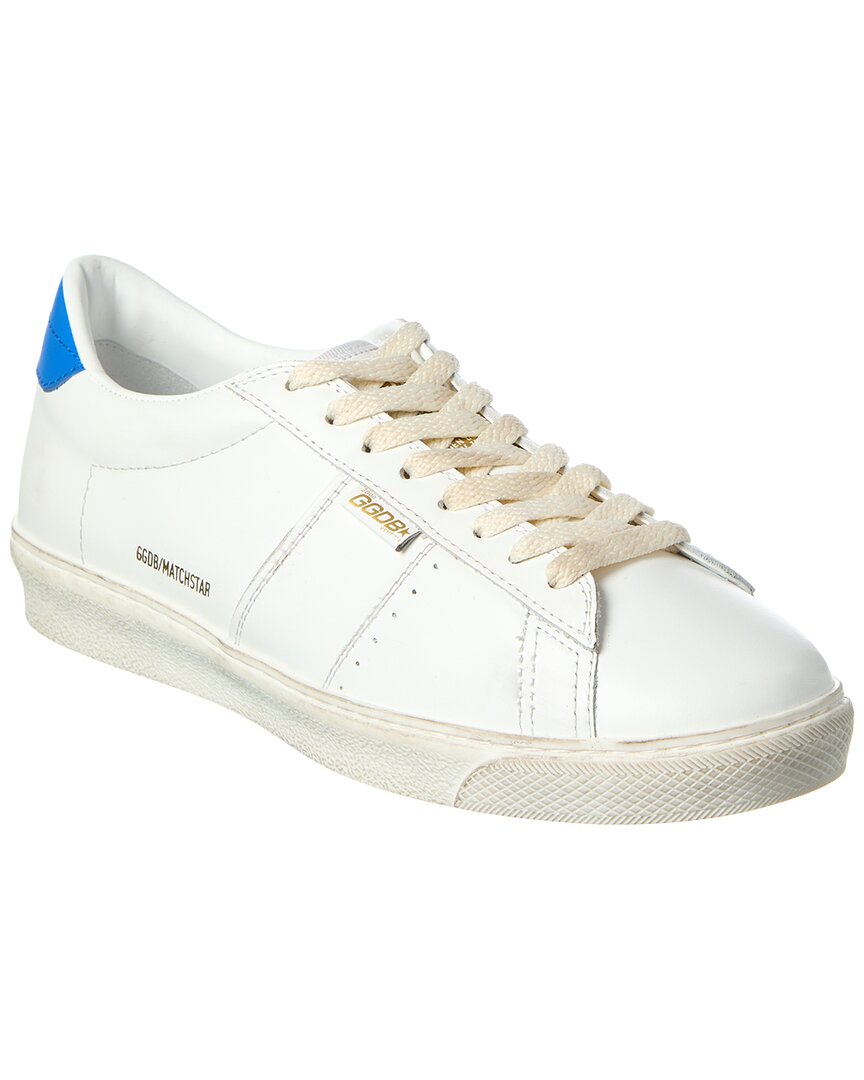 Golden Goose Smooth Leather Matchstar Sneakers In In White