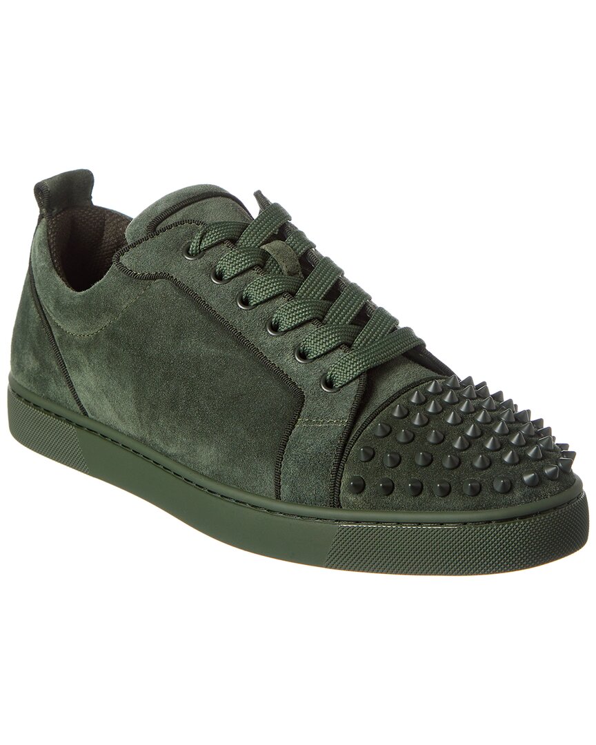 CHRISTIAN LOUBOUTIN CHRISTIAN LOUBOUTIN LOUIS JUNIOR SPIKES SUEDE SNEAKER