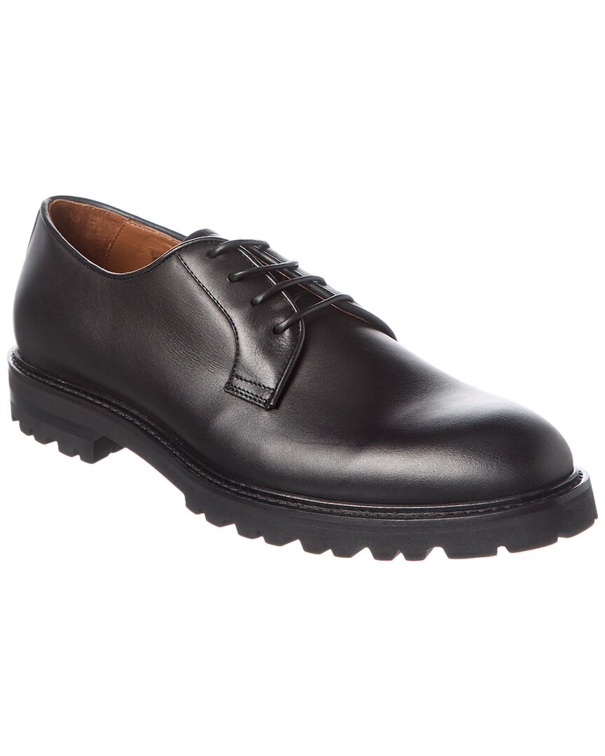 Aquatalia Leon Weatherproof Leather Oxford In Black