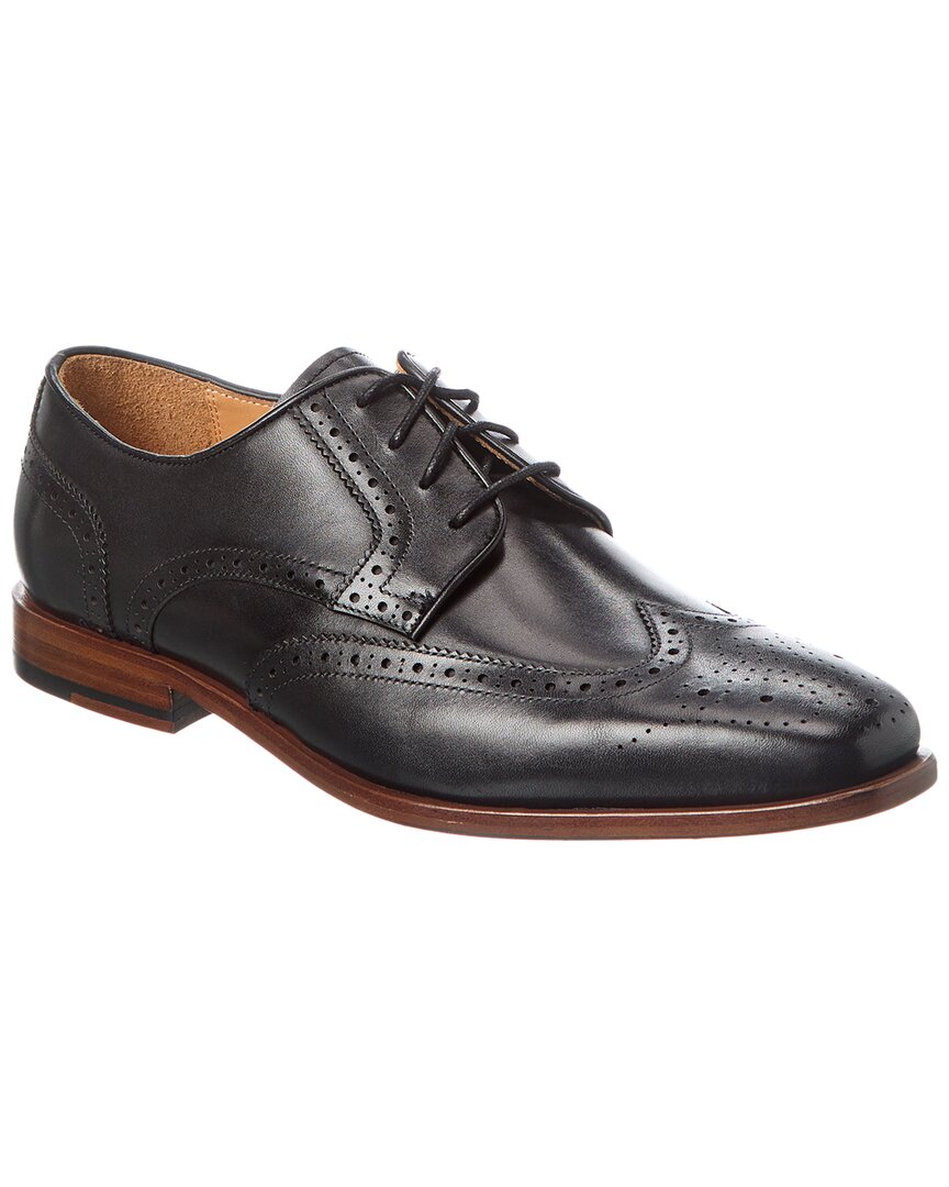 Curatore Wingtip Leather Oxford In Black