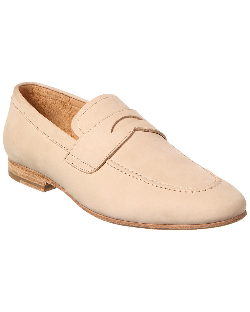 Curatore Suede Penny Loafer In Neutral
