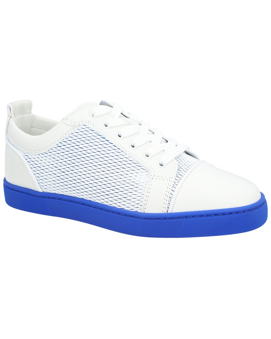 Christian Louboutin Leather Sneaker In Blue