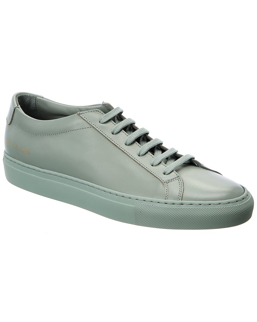 Common Projects Original Achilles Low Sneakers In Green