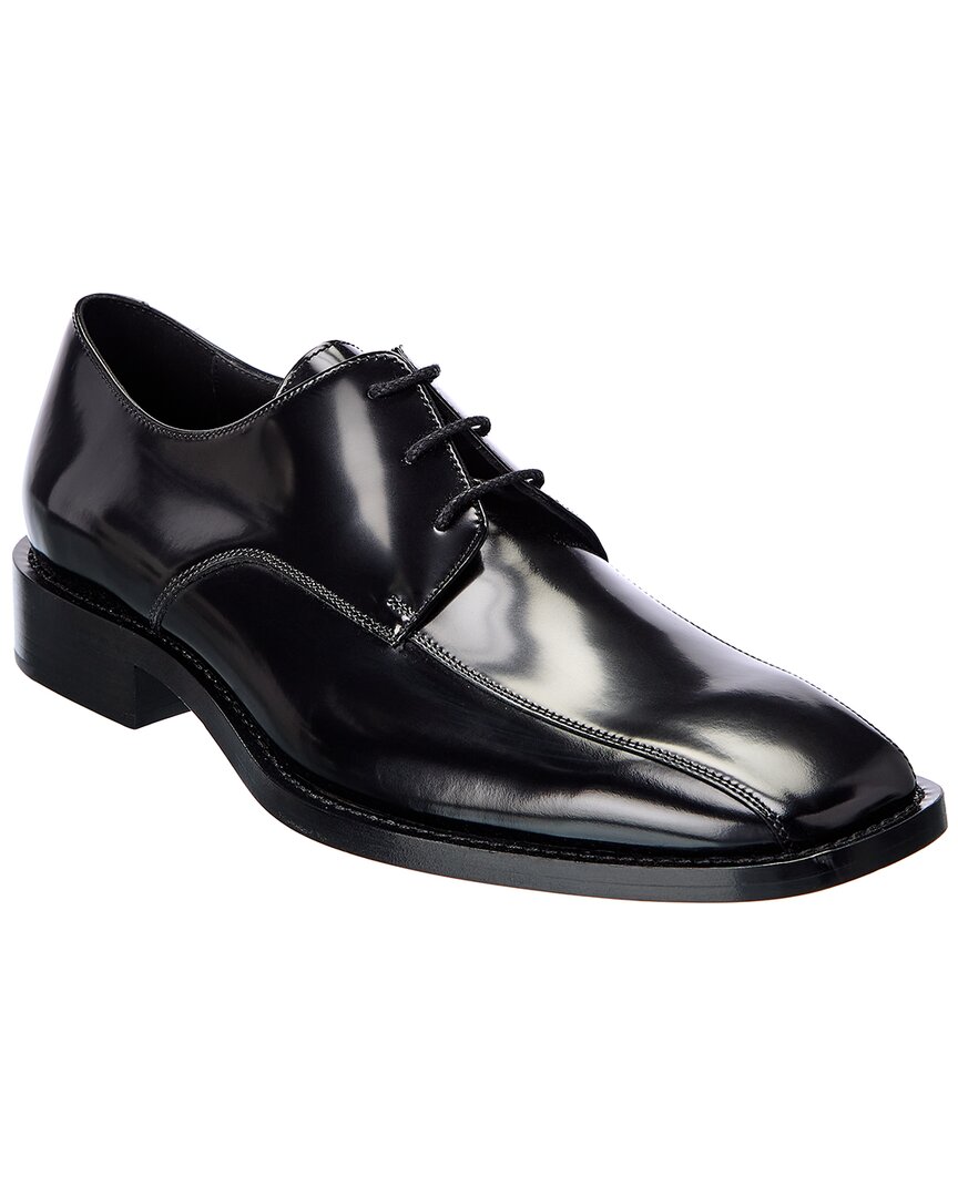 Balenciaga Lace Up Business Dress Shoes In Black