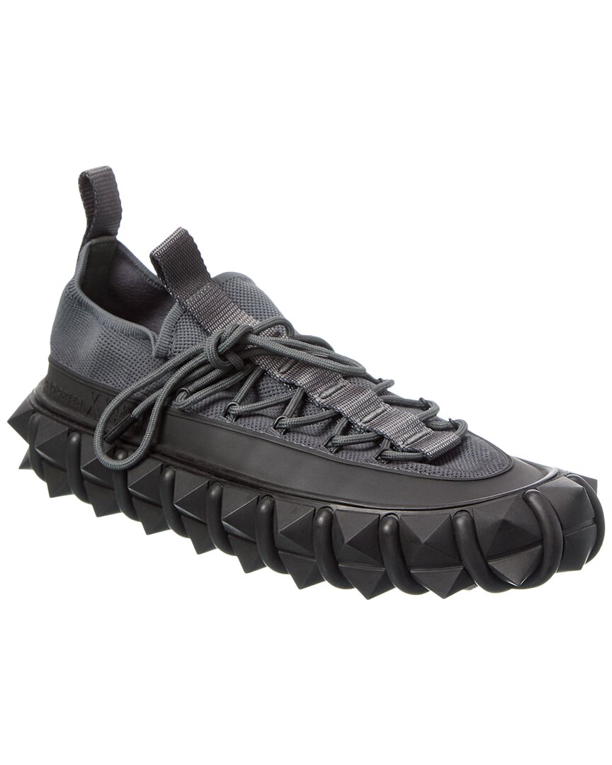 Valentino Craig Green X Knit & Rubber Sneaker In Grey