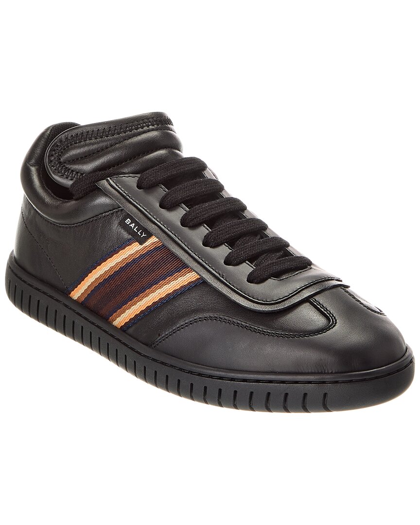 Bally Parrel Stripe-detailing Sneakers In Black