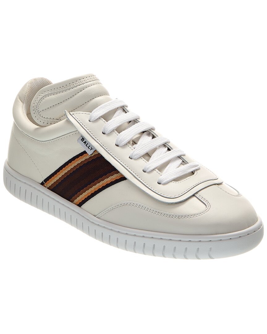 Bally Stripe Detailed Low-top Sneakers In White