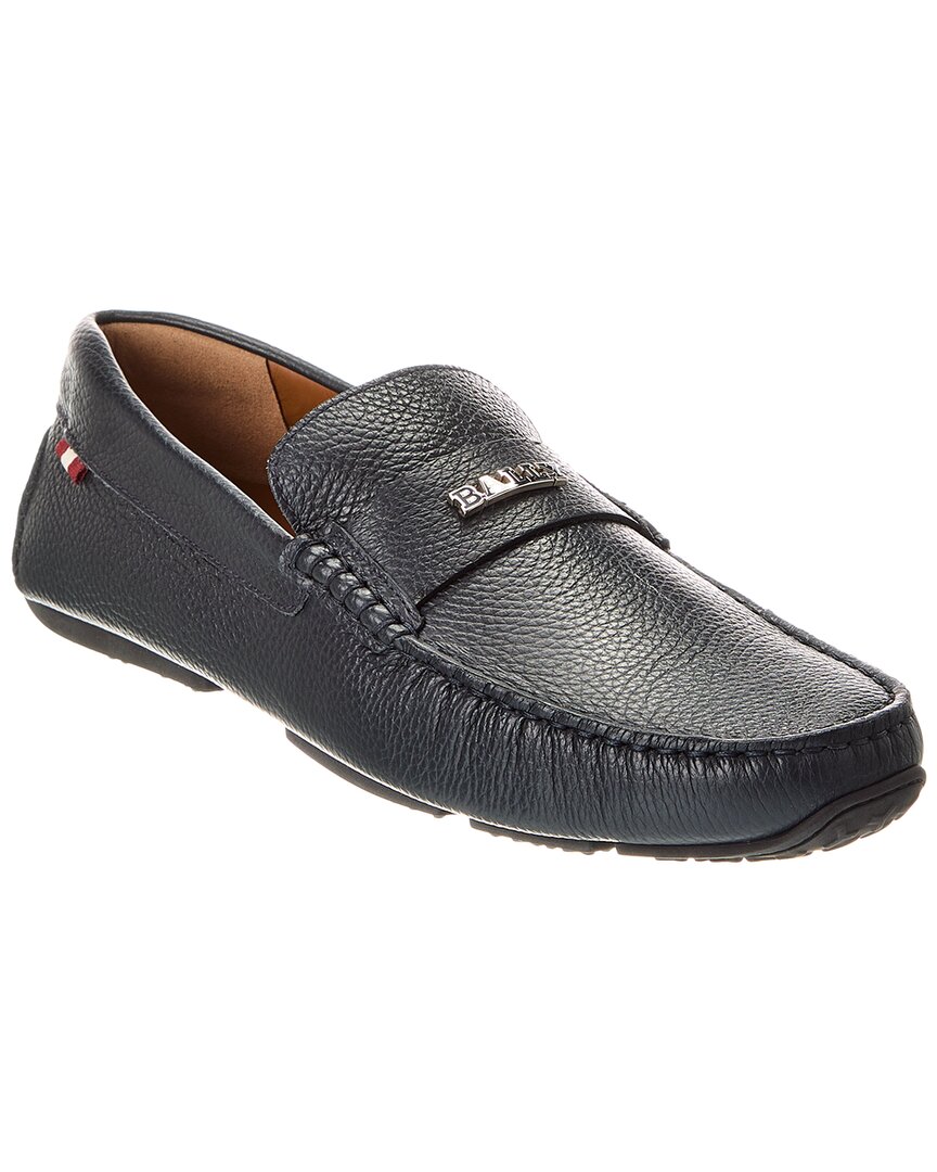 Bally Palsy Leather Loafer In Blue