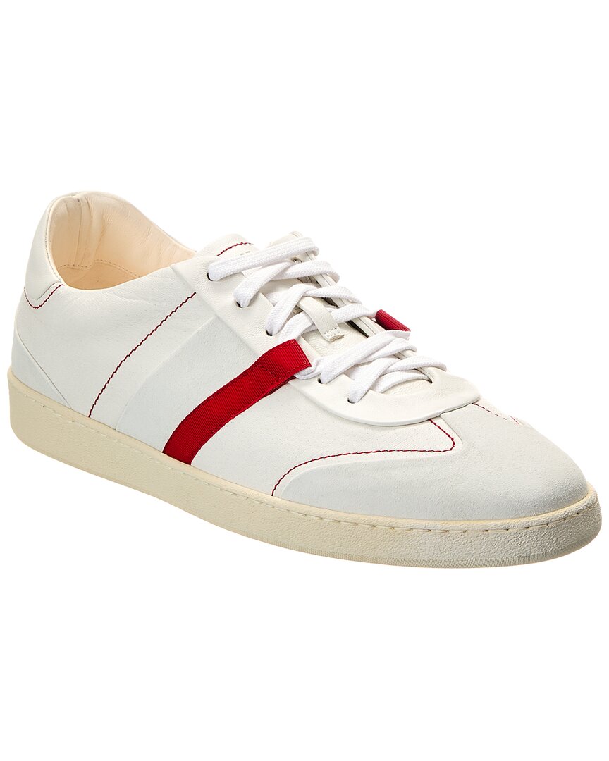 Ferragamo Low Top Sneaker In White
