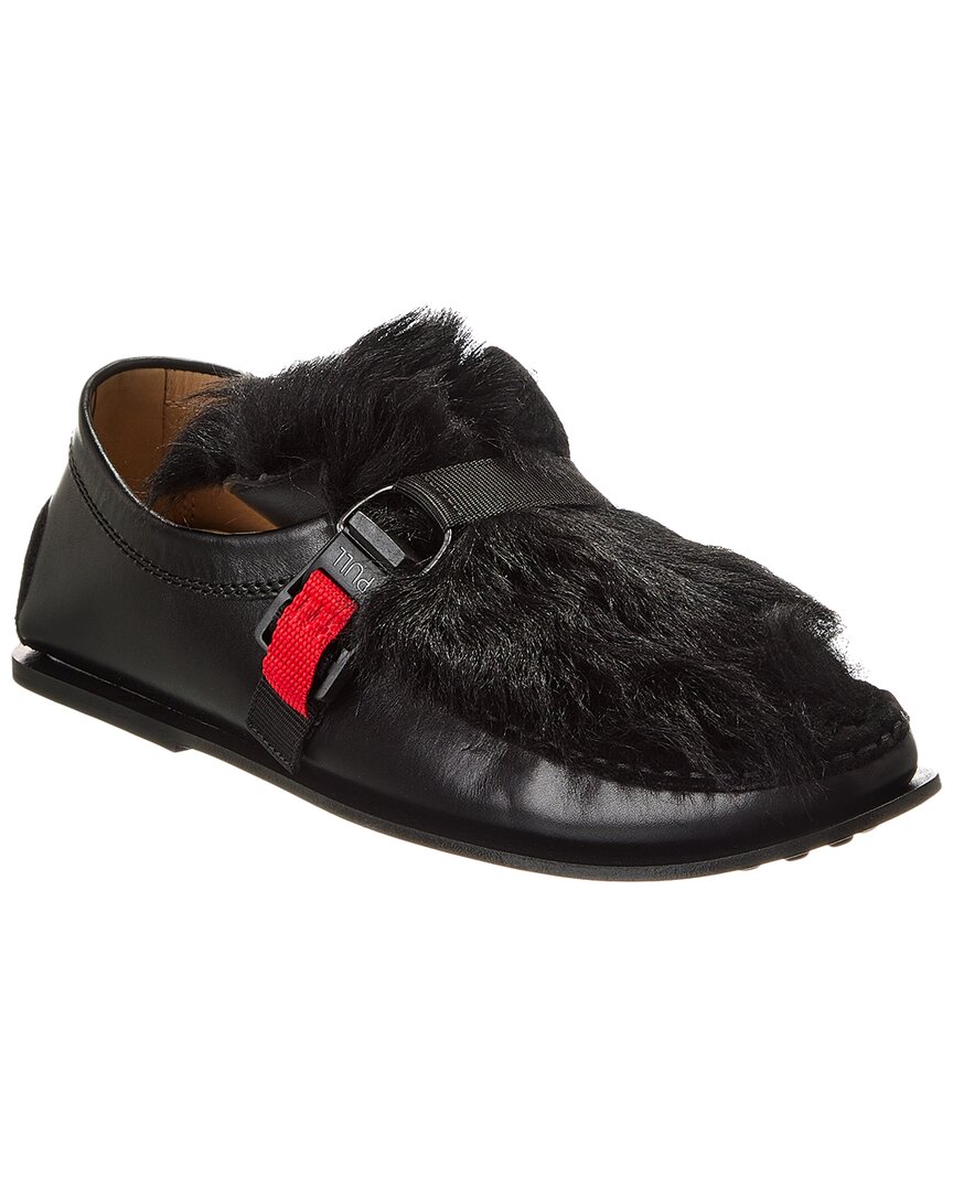 Tod's Leather Loafer In Black
