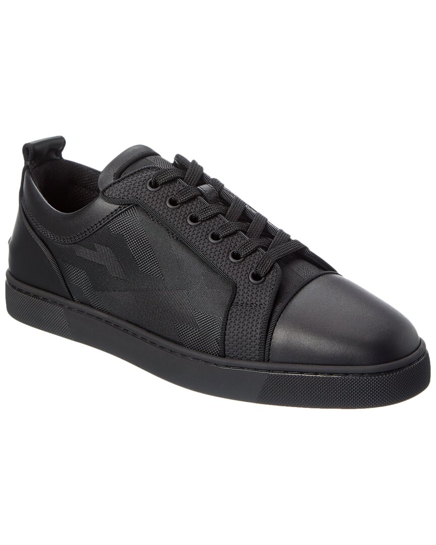 CHRISTIAN LOUBOUTIN CHRISTIAN LOUBOUTIN LOUIS JUNIOR ORLATO CANVAS & LEATHER SNEAKER