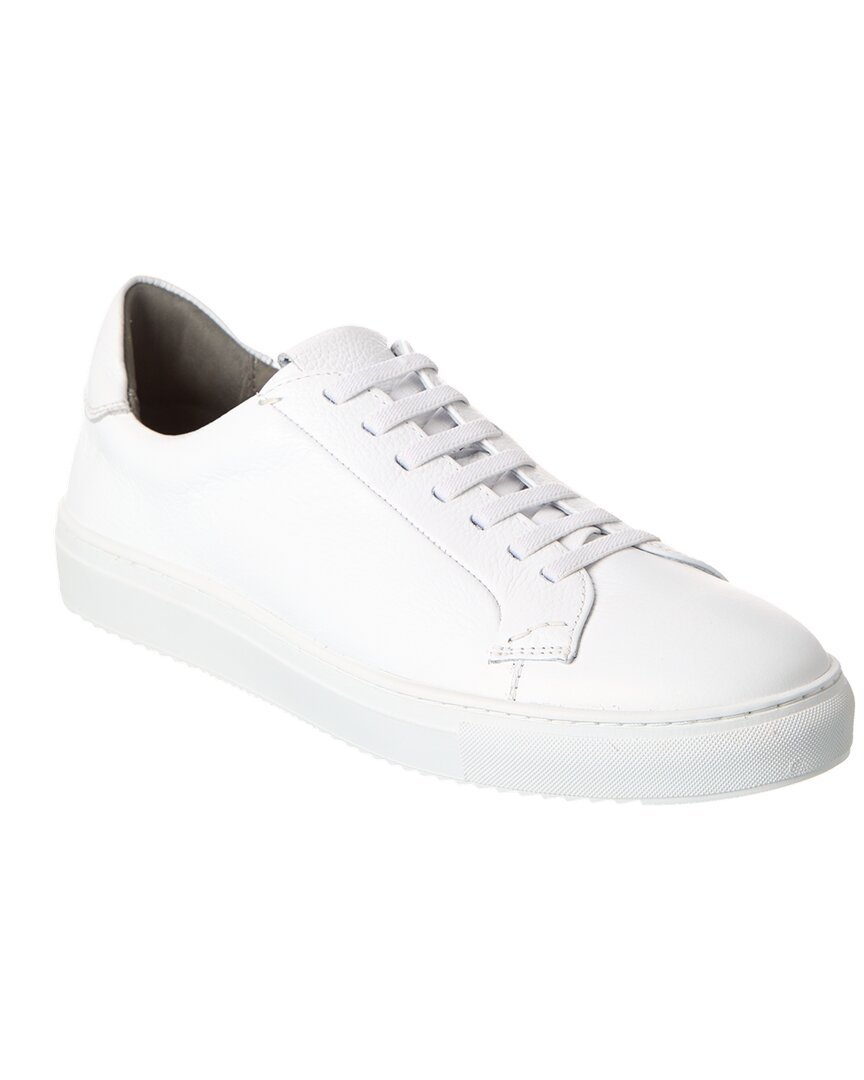 Gernie Nyc 36's Laceless Leather Sneaker In White