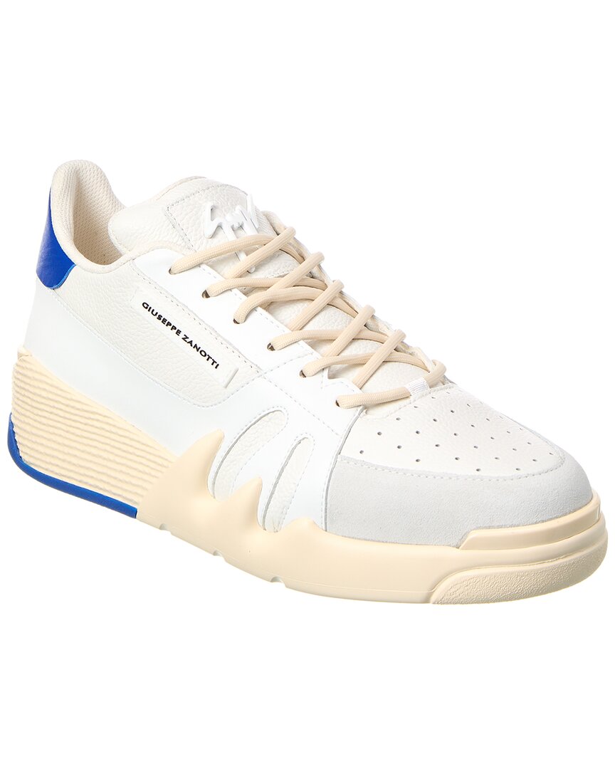 Giuseppe Zanotti Talon Leather Sneaker In White