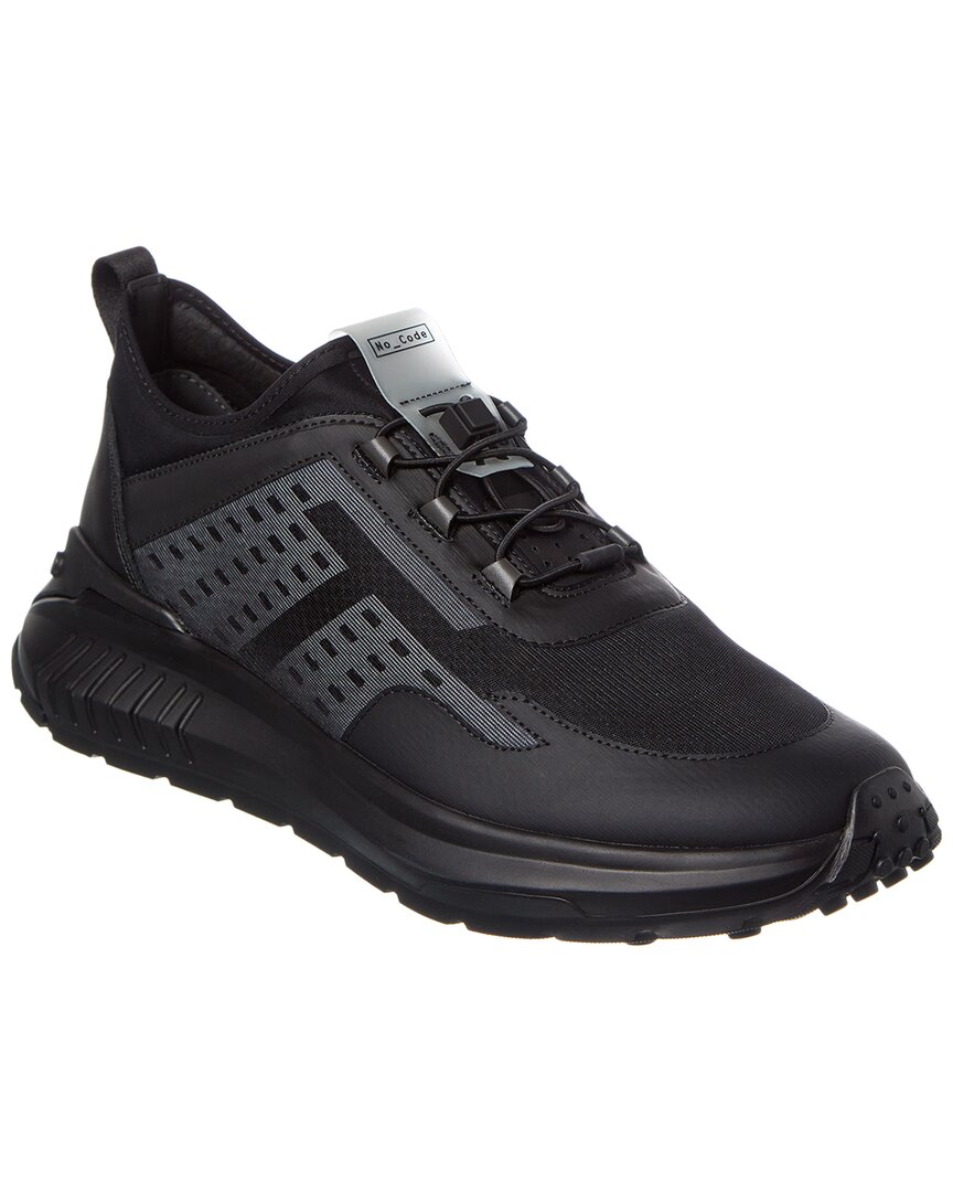 Tod's Allacciata Rete Running No_code Mesh & Leather Sneaker