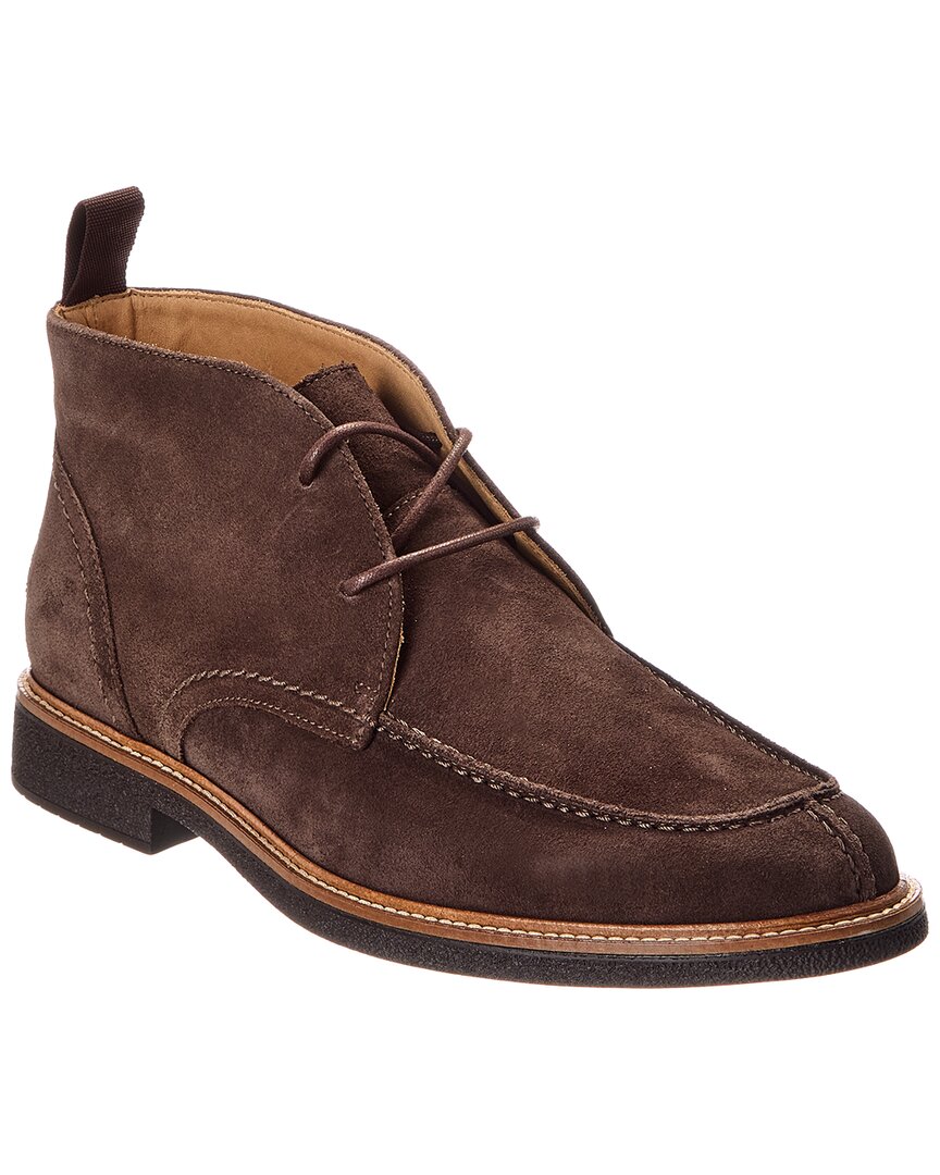 Donald Pliner Kingston Moc Toe Chukka Boots Dark In Brown