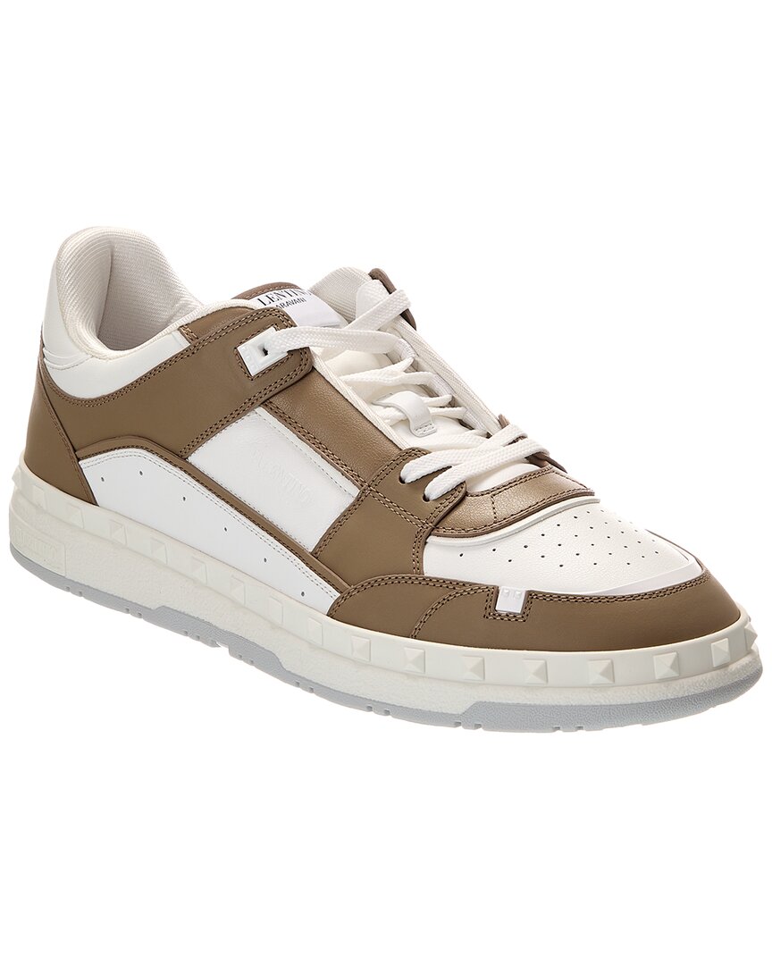 Valentino Freedots Leather Sneakers