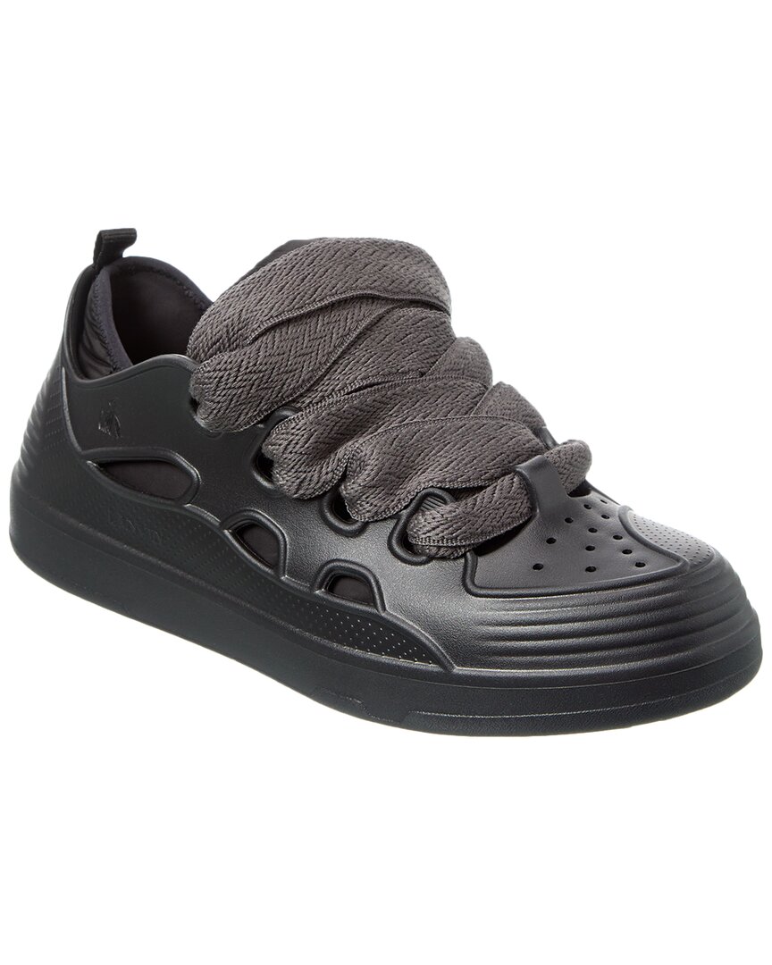 Lanvin Curb Removable-insole Sneakers In Black