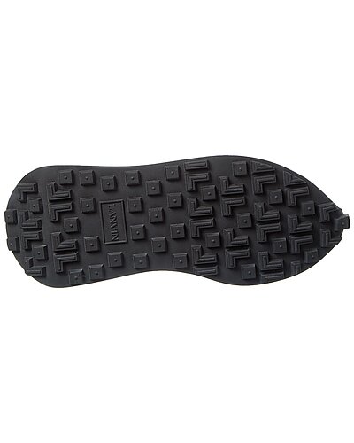 Nylon & Suede Running Sneaker