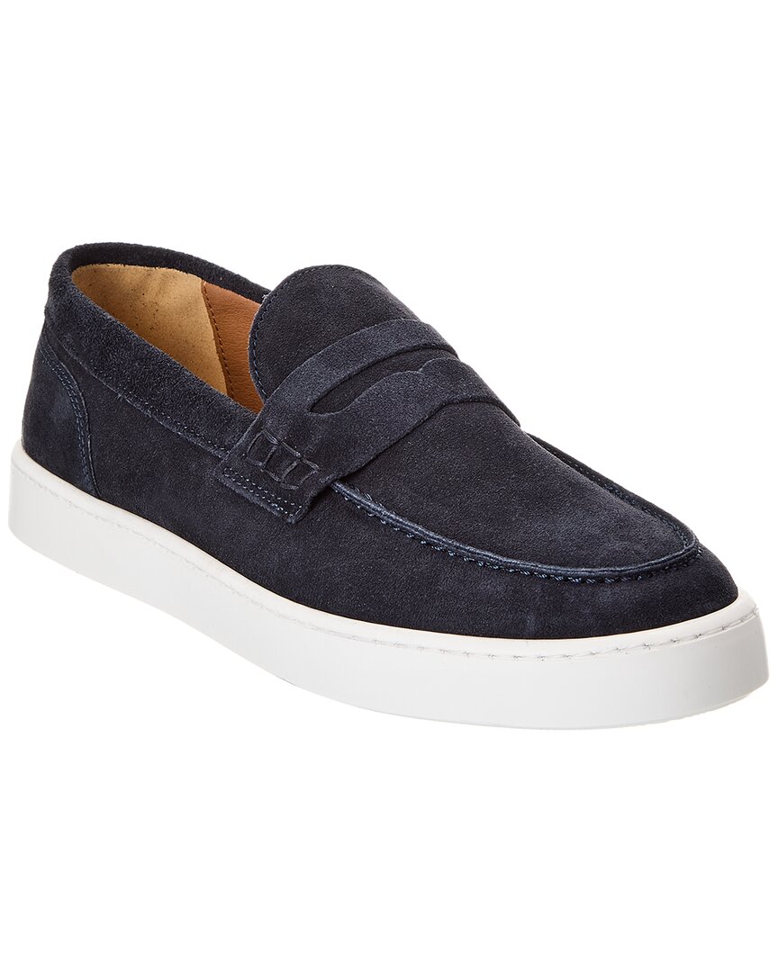 M By Bruno Magli Daniel Suede Loafer In Blue