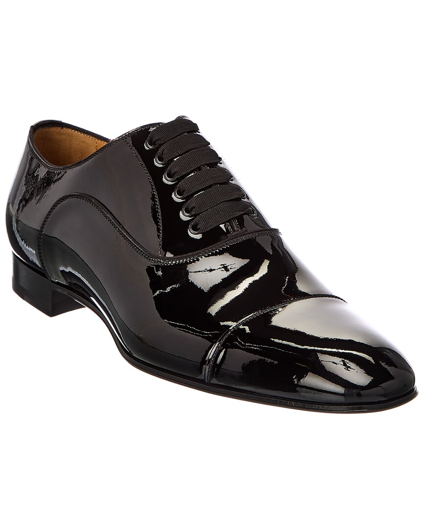 Christian Louboutin Greggo Cap Toe Oxford In Black