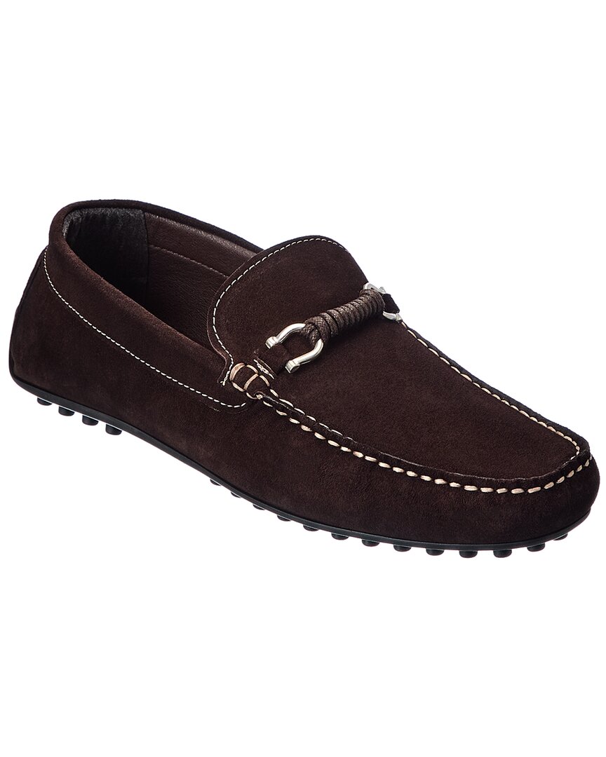 M By Bruno Magli Torro Suede Loafer In Brown ModeSens