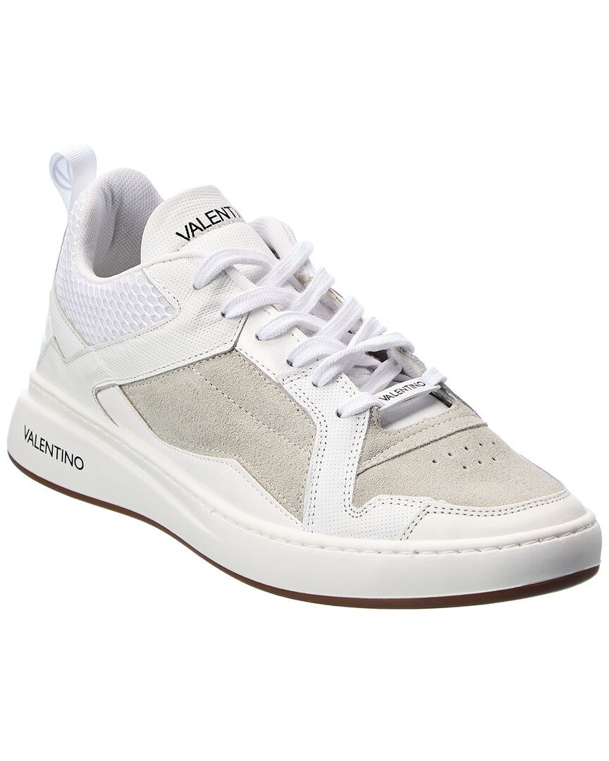 Valentino By Mario Valentino Donald Leather & Suede Sneaker In White ...