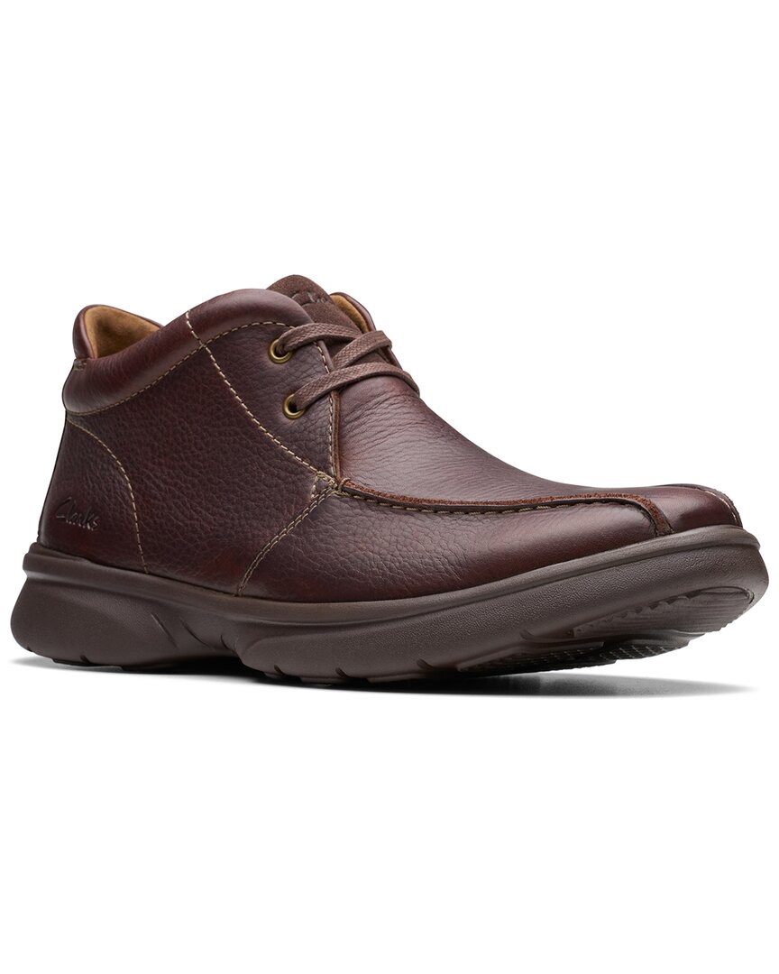 Clarks Bradley Up Leather Boot In Brown