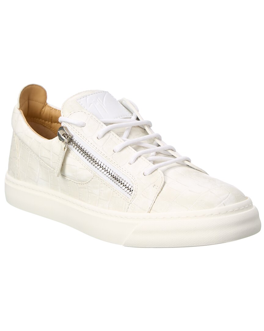 Shop Giuseppe Zanotti Kaiman Sneaker In White