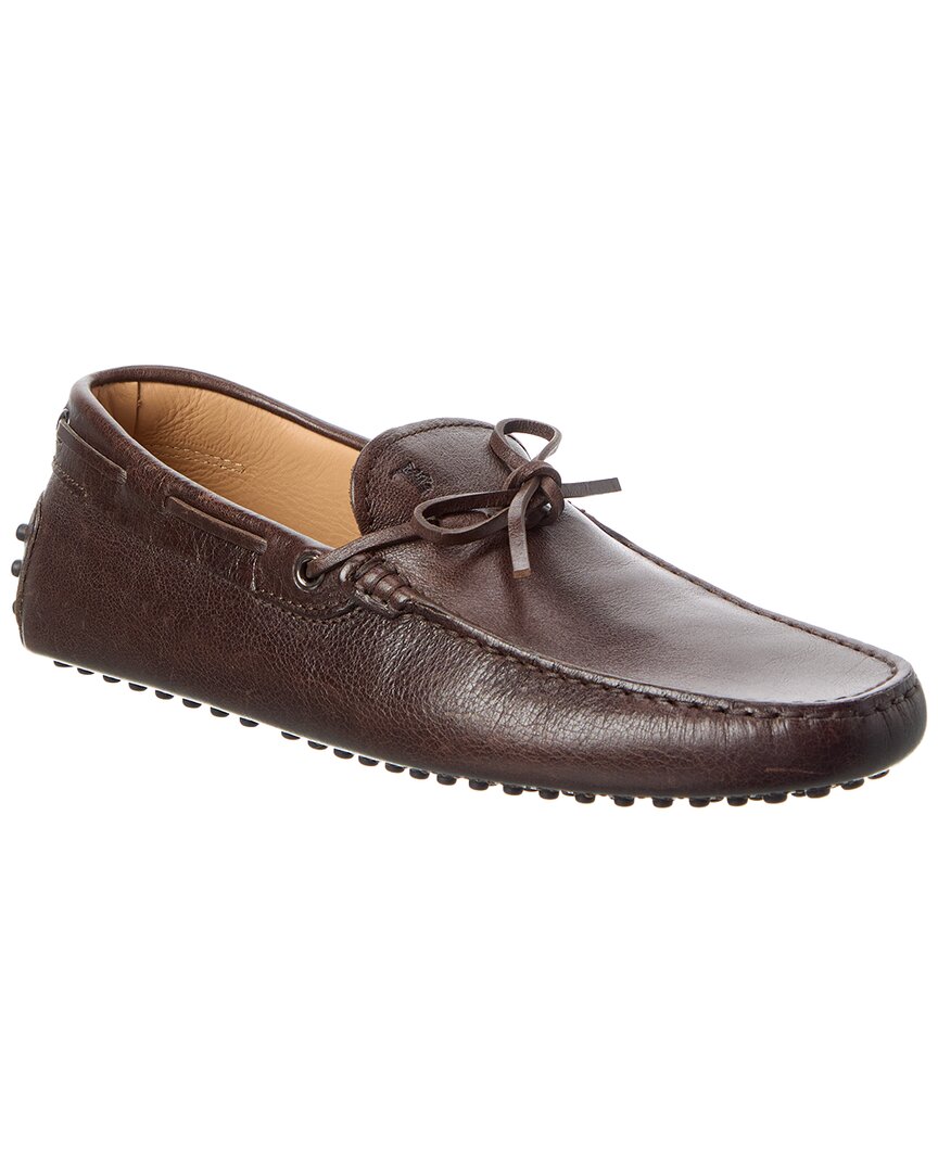 Tod's Leather Loafer In Brown