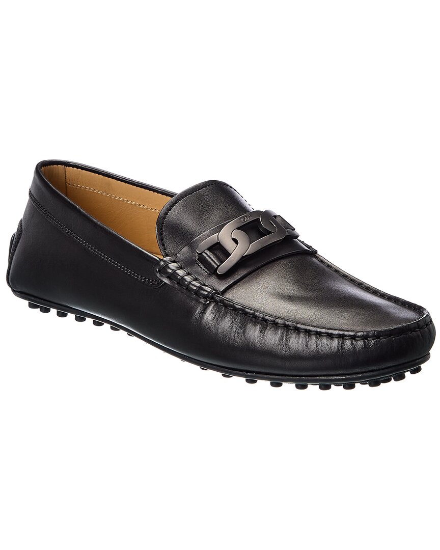 Tod's City Gommino Mocassino In Pelle Xxm42c00640d90b999 In Black