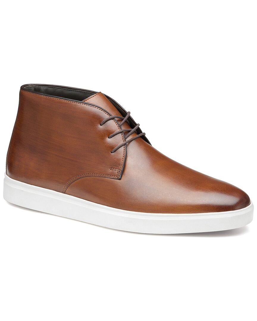 Johnston & Murphy Brody Chukka Leather Boot In Brown