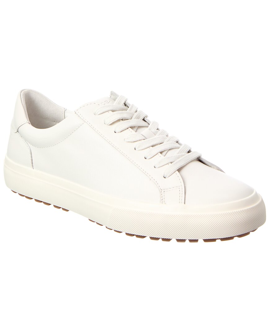 Vince Flash Leather Sneaker In White