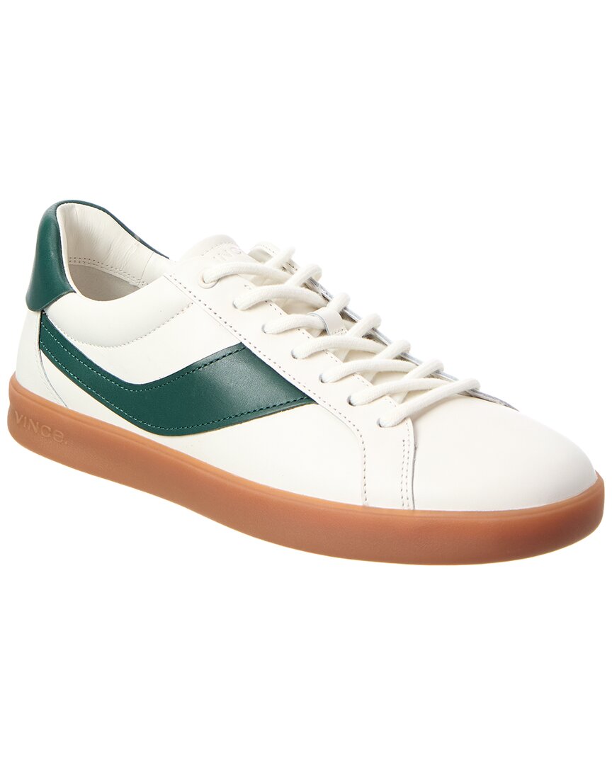 Vince Olli Leather Sneaker In White