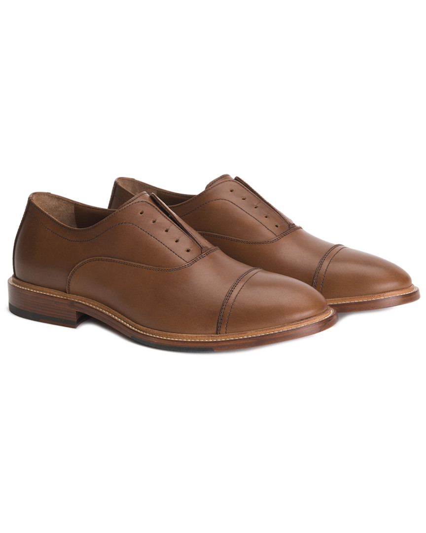 Aquatalia Mattia Weatherproof Leather Oxford In Brown