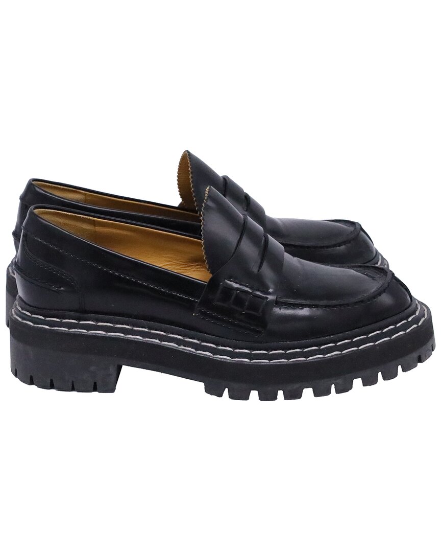 Proenza Schouler Men's Leather Lug Sole Loafer (authentic Pre-loved) In Multi