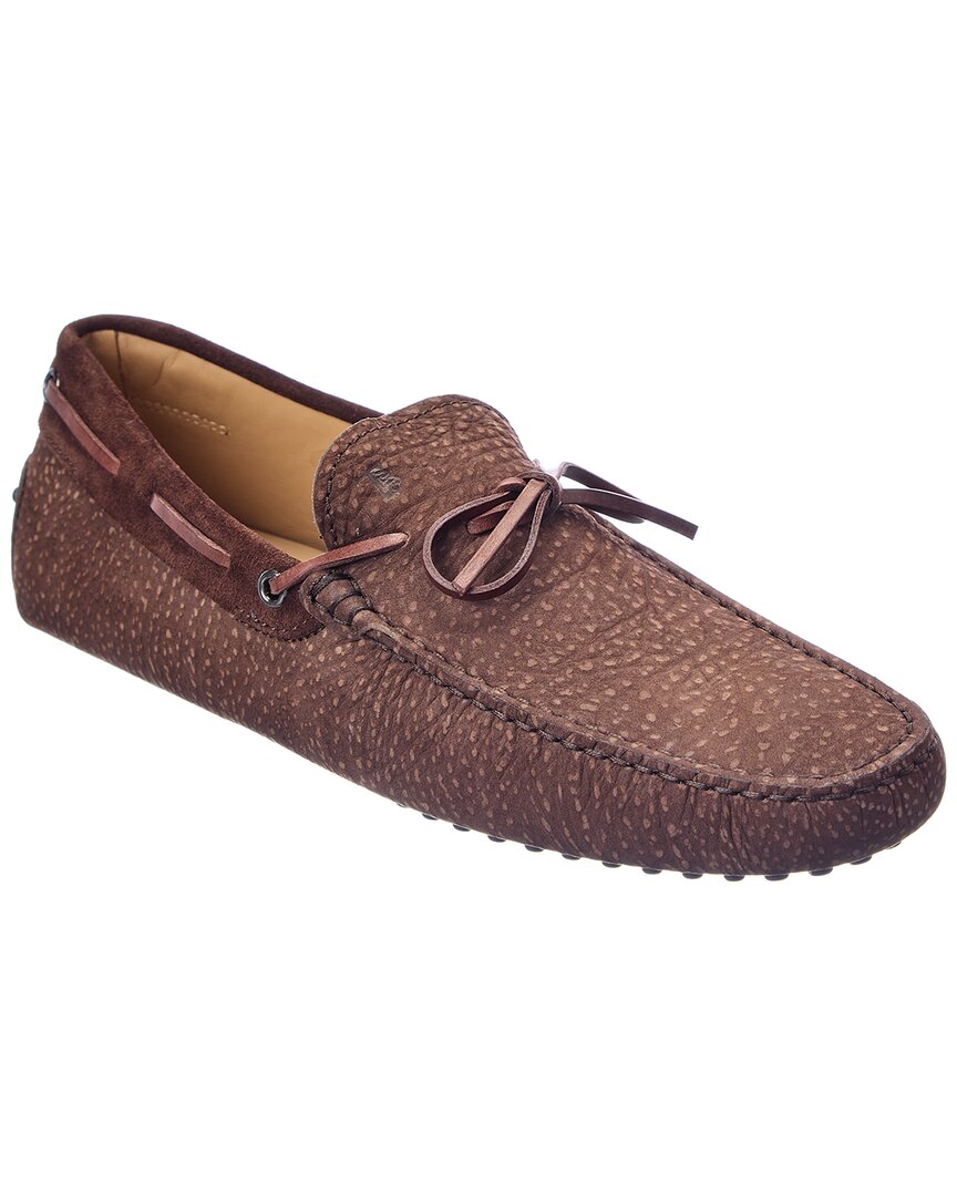Shop Tod's Gommino Leather Loafer In Brown