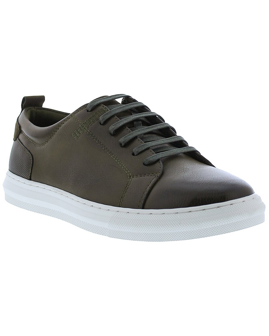 Shop English Laundry Paul Leather Sneaker In Green