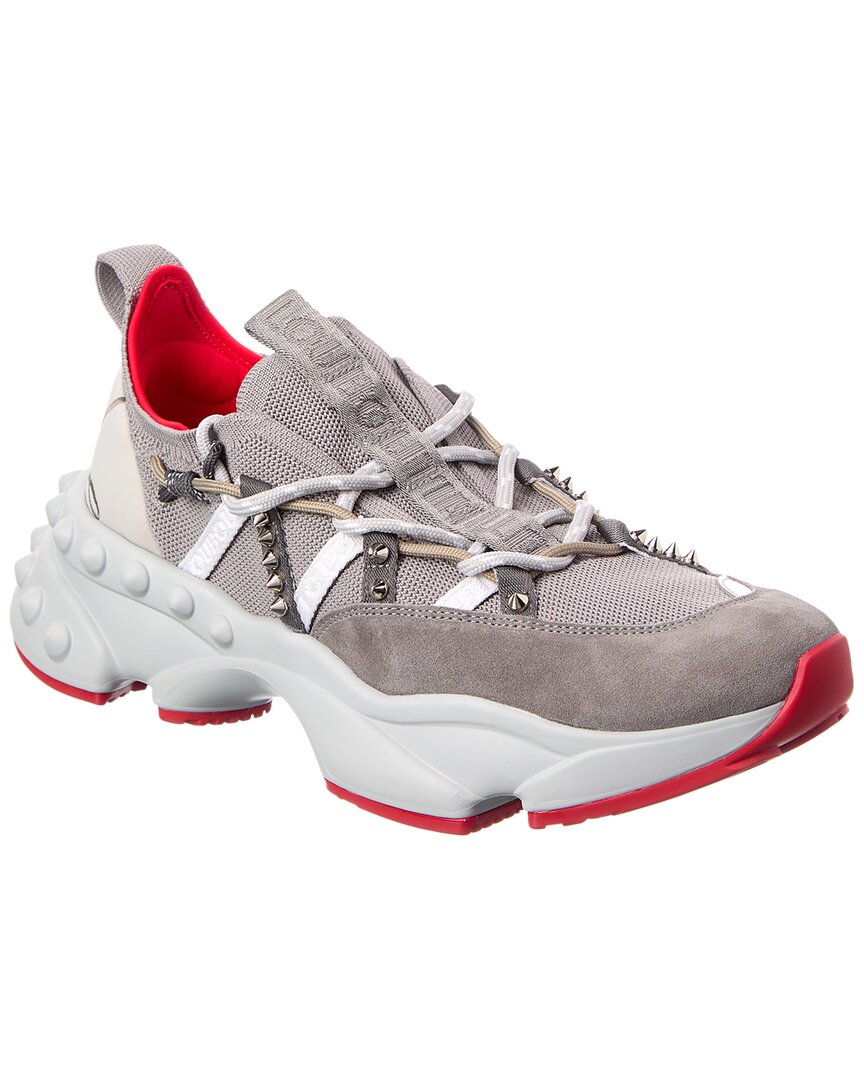 Christian Louboutin Trailnrun Leather & Mesh Sneaker Men's | eBay