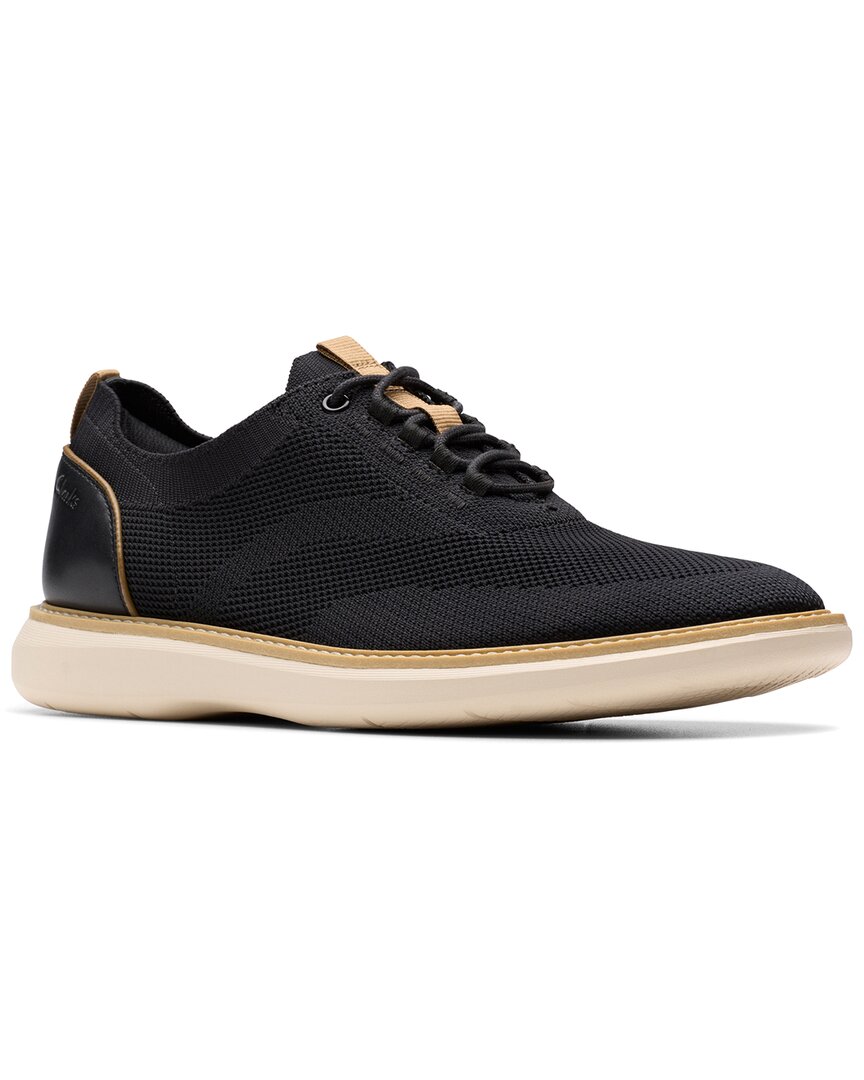 Clarks Brantin Knit In Black Textile In Black