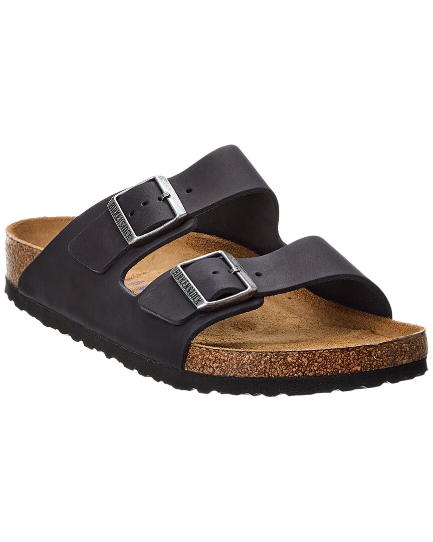 Birkenstock Arizona Buckle-fastening Sandals In Black