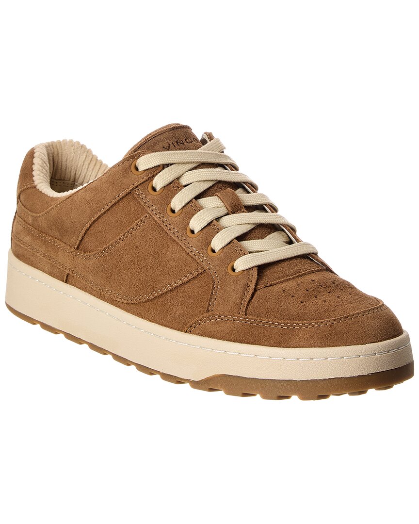 Vince Wilder Court Suede Sneaker In Brown