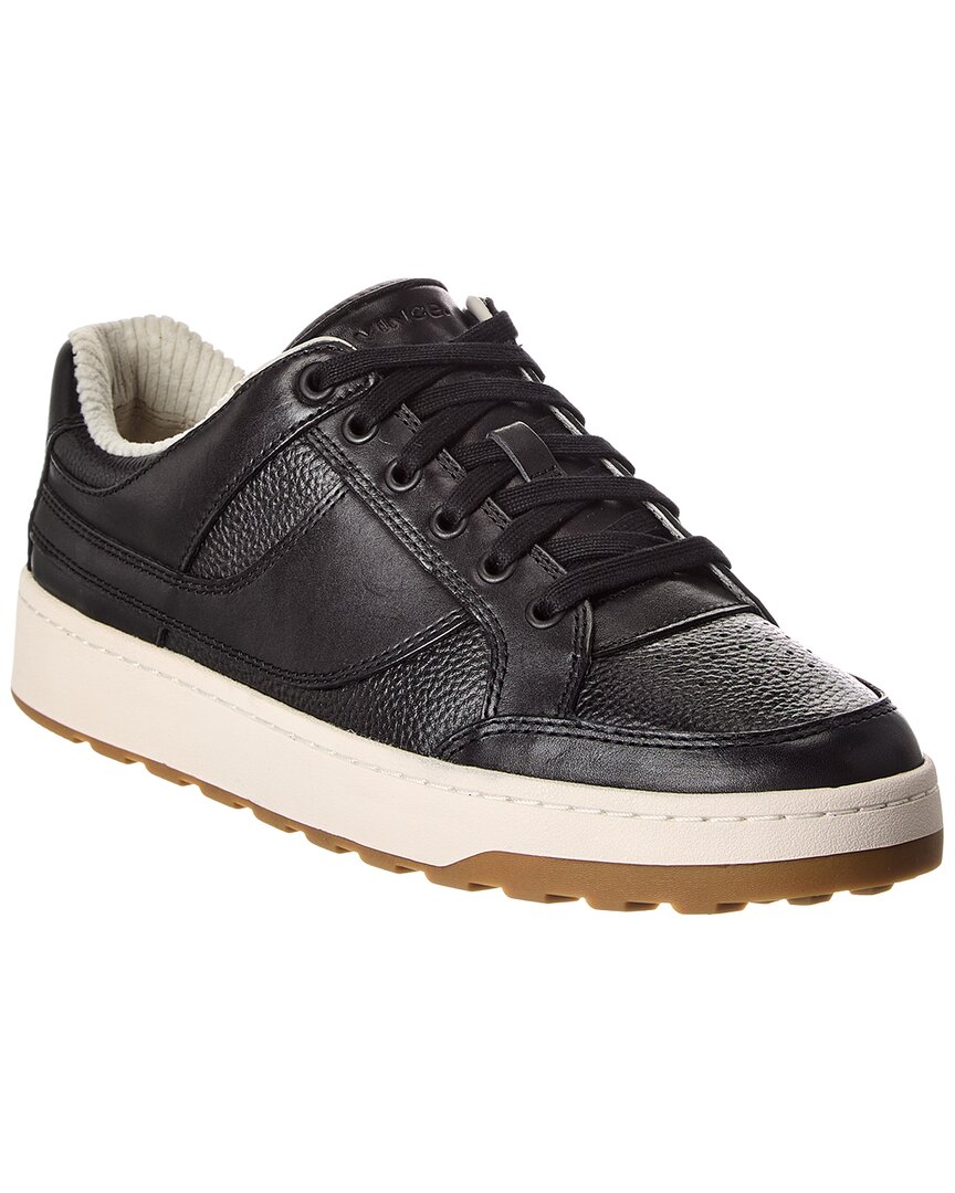 Vince Wilder Court Leather Sneaker In Black