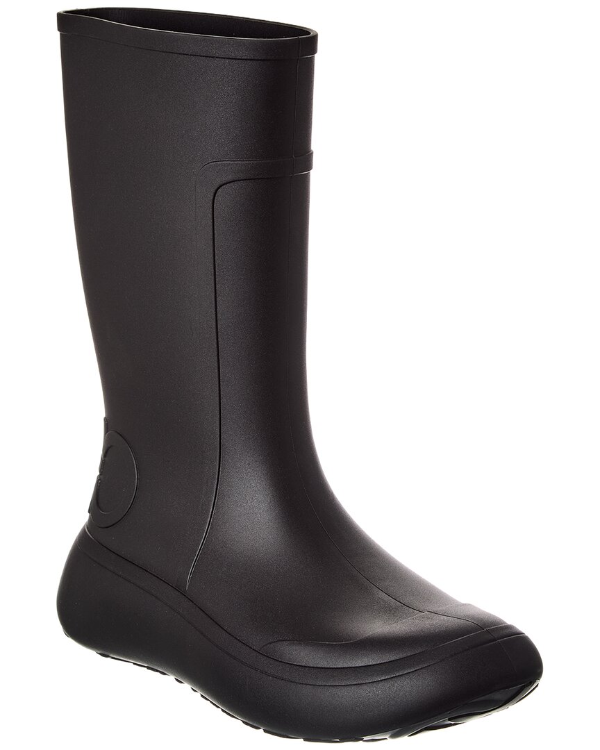 Ferragamo Rubber Rain Boot In Black