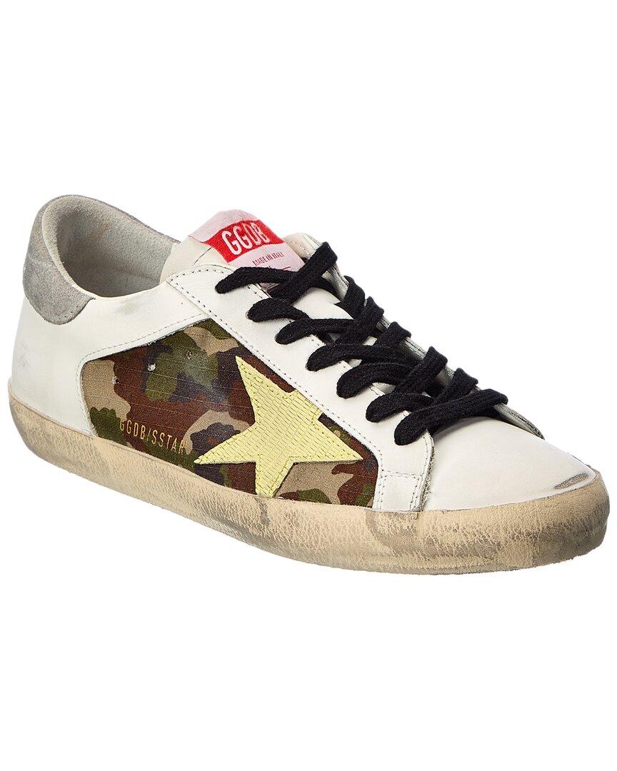 GOLDEN GOOSE SUPERSTAR CANVAS & LEATHER SNEAKER