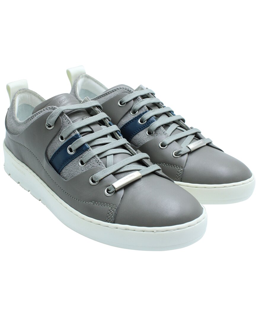 Dior Men's Leather Low Top Sneaker (authentic Pre-loved) In Gray