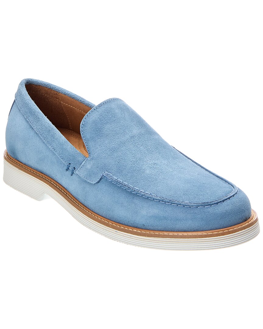 Donald Pliner Fifer Suede Loafer In Blue