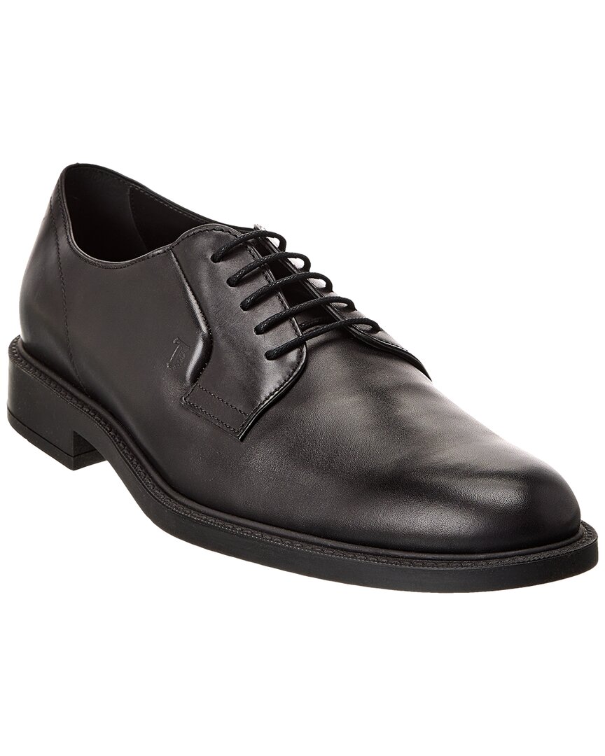 Tod's Leather Loafer In Black