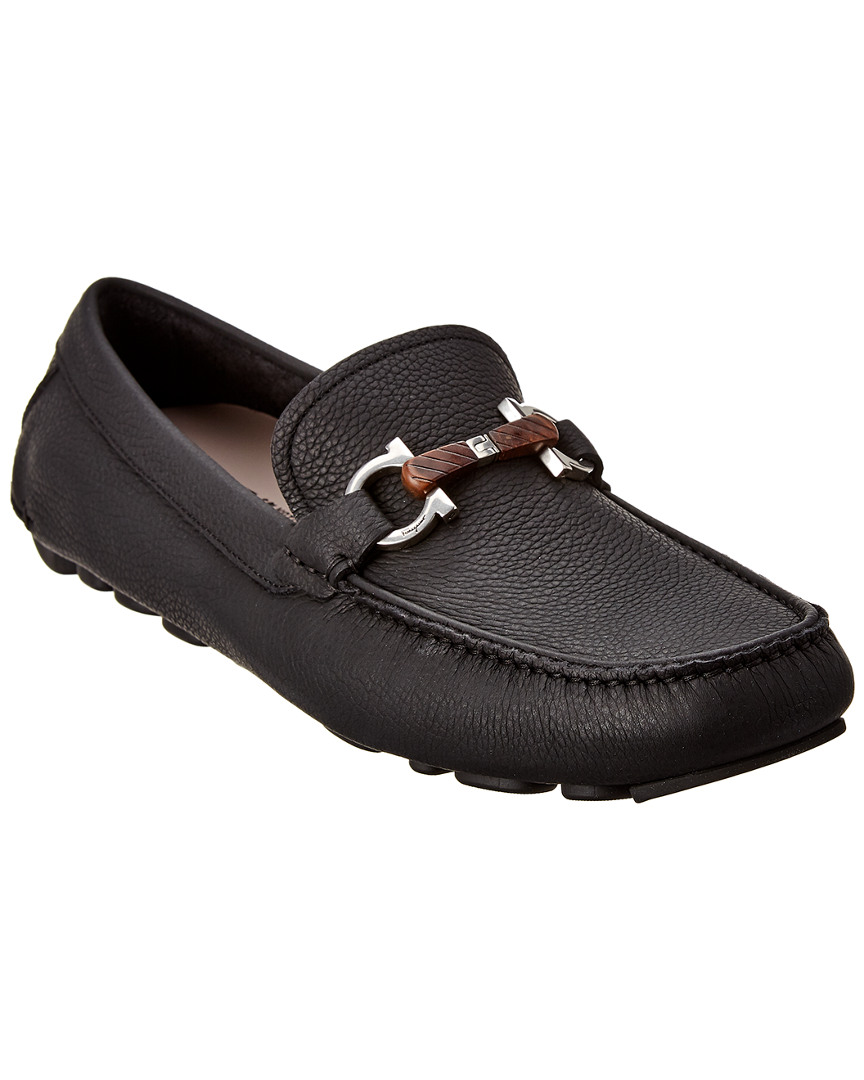 salvatore ferragamo sherman gancini bit leather loafers