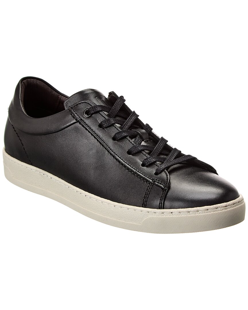 M By Bruno Magli Diego Leather Sneaker In Black