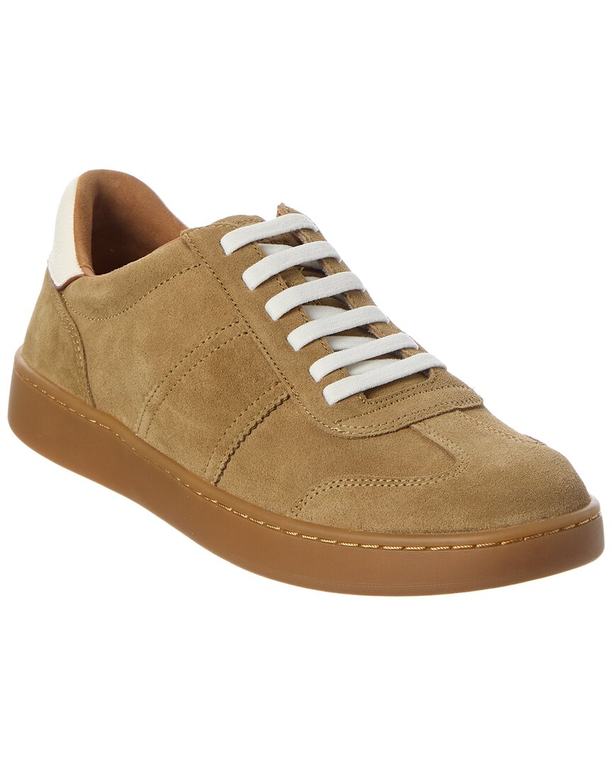 Allen Edmonds Ludlow Suede Sneaker In Brown